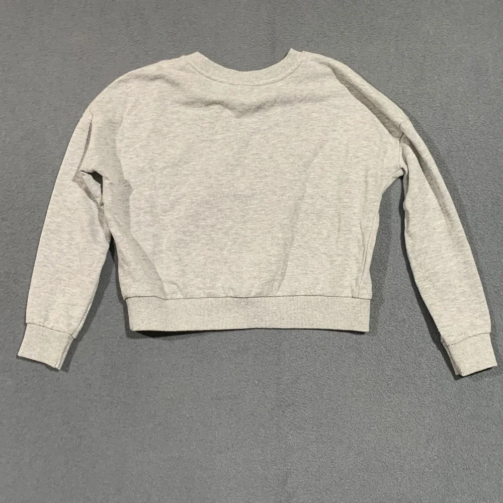 Justice Girls Size 10 Gray Ice Cream Sweatshirt & Black‎ Gymnast Hoodie Set